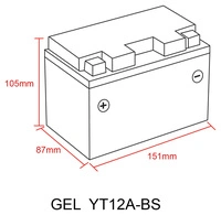 BATTERIA AL GEL DELO