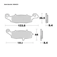 SAITO BRAKE-PADS ORGANIC