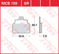 TRW BREMSBELAEGE ROLLER