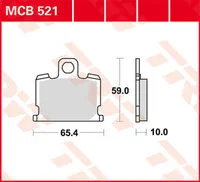 TRW BRAKEPADS ORGAN.