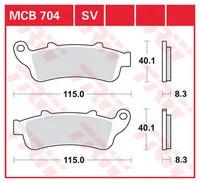 TRW CARBON BRAKE PADS