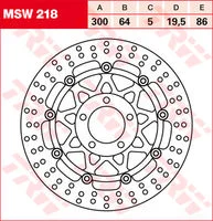 TRW BRAKE DISC, FRONT