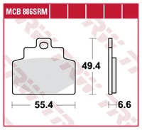 TRW BREMSBELAEGE ROLLER