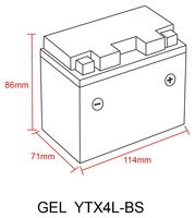 DELO GELBATTERI