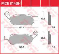 TRW BREMSBELÄGE CARBON