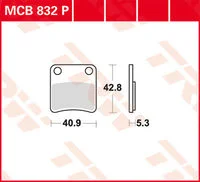 TRW BREMSBELAEGE ROLLER