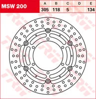 TRW BRAKE-DISC FRONT