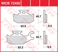 TRW BRAKE-PADS SINTER