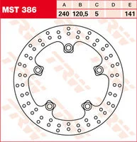 TRW BREMSSCHEIBE HINTEN