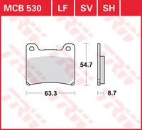 TRW BRAKE-PADS SINTER