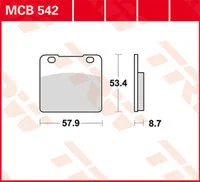 TRW CARBON BRAKE PADS