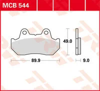 TRW CARBON BRAKE PADS