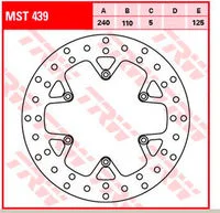 TRW BREMSSCHEIBE HINTEN