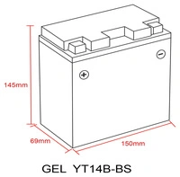 SAITO GEL-BATTERIE