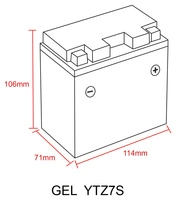 DELO GELBATTERI