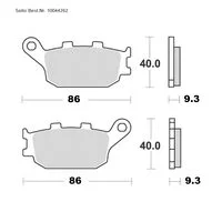 SAITO BRAKE-PADS ORGANIC