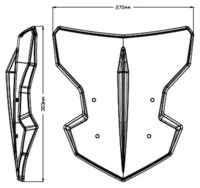 PUIG CS20 WINDSHIELD