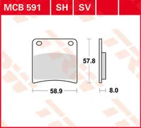 TRW CARBON BRAKE PADS