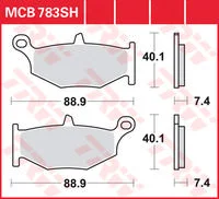 TRW BRAKE-PADS SINTER