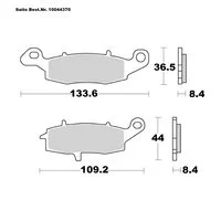 SAITO BRAKE-PADS SINTER