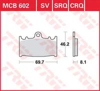 TRW BREMSBELAEGE SINTER