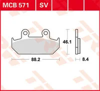 TRW CARBON BRAKE PADS