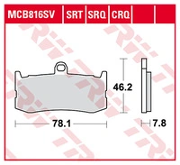 TRW BROMSBELAEGG SINTER