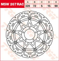 TRW RACING BRAKE DISC