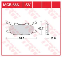 TRW CARBON BRAKE PADS