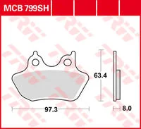 TRW BRAKE-PADS SINTER