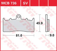 TRW BREMSBELAEGE SINTER