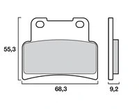 BREMBO BREMSBELAG VORNE