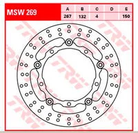 TRW BRAKE-DISC FRONT