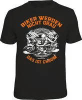 T-SHIRT CHROM STATT GRAU