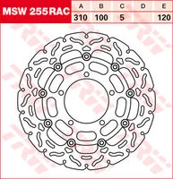 DISQUE FREIN RACING  TRW