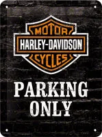 *PARKING ONLY* METAL SIGN