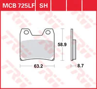 TRW CARBON BRAKE PADS