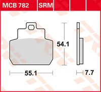 TRW BREMSBELAEGE ROLLER