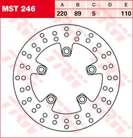 TRW BRAKE-DISC, REAR