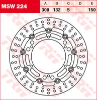 TRW BREMSSCHEIBE VORN