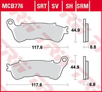 TRW BREMSBELAEGE SINTER