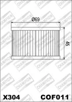 OELFILTER CHAMPION COF011