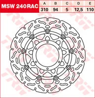 TRW RACING BRAKE DISC