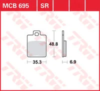 TRW BREMSBELAEGE ROLLER