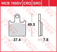 TRW BRAKE-PADS SINTER