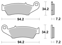 BREMBO BROMSBELAEG SINTER