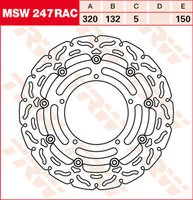 BREMSSCHEIBEN RACING, TRW