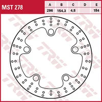 TRW MST278 BRAKE DISC