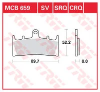 TRW BRAKE-PADS SINTER