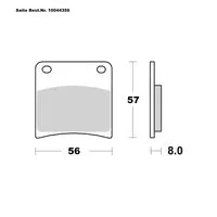 SAITO BRAKE-PADS SINTER